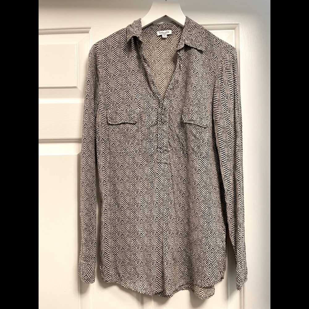 Splendid Silk Blouse XS